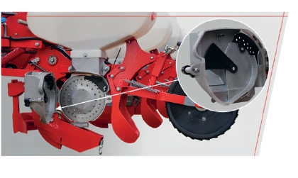 Сеялка точного высева «vesta 8 profi» с приспособлением ЖКУ