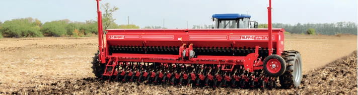 Сеялка механическая зерновая «alfa 6/4 mini till