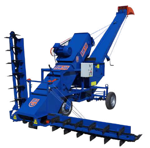 Скребковый погрузчик-зернометатель ПЗ-50